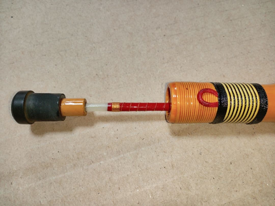 チヌ竿　筏竿　 手作り　布袋竹