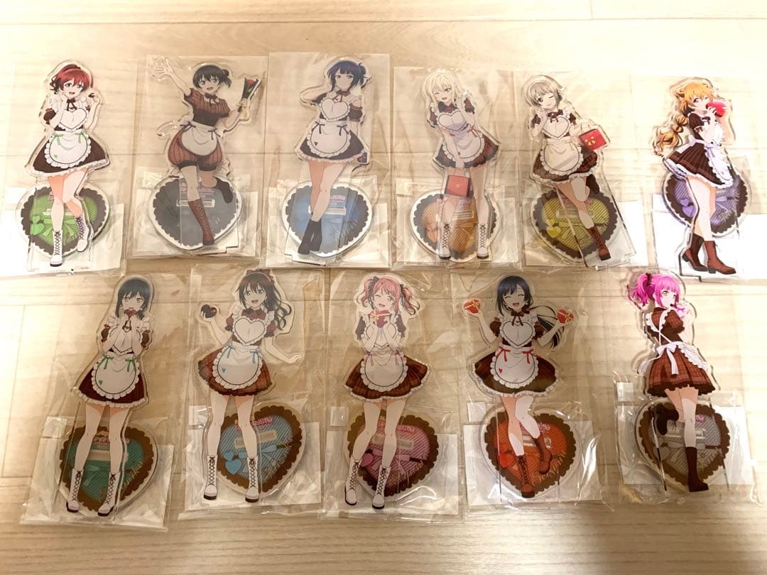 バラ売り可【バレンタイン アクスタ 】ラブライブ 虹ヶ咲 有楽町　11種セット