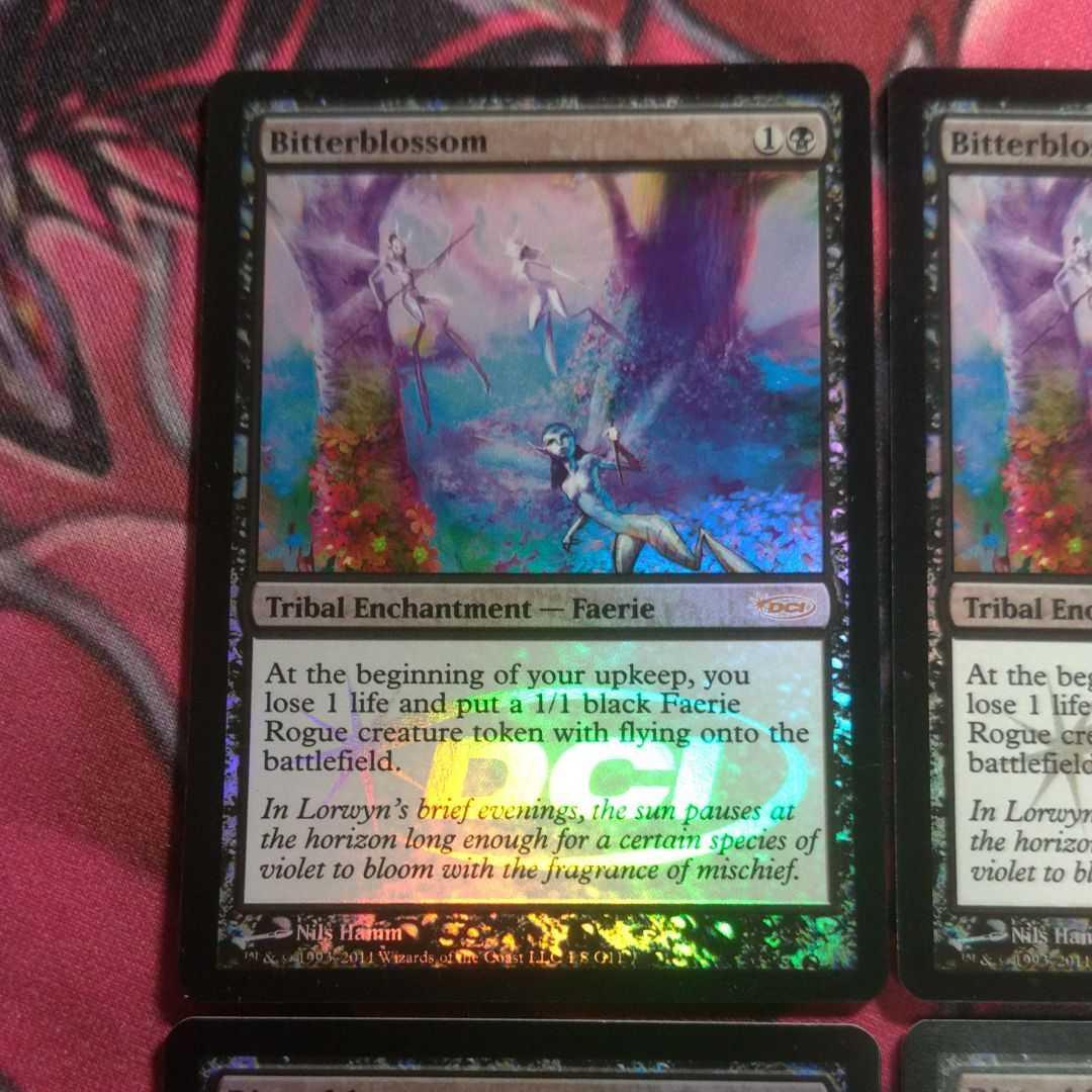 MTG　苦花　FOIL　4枚セット