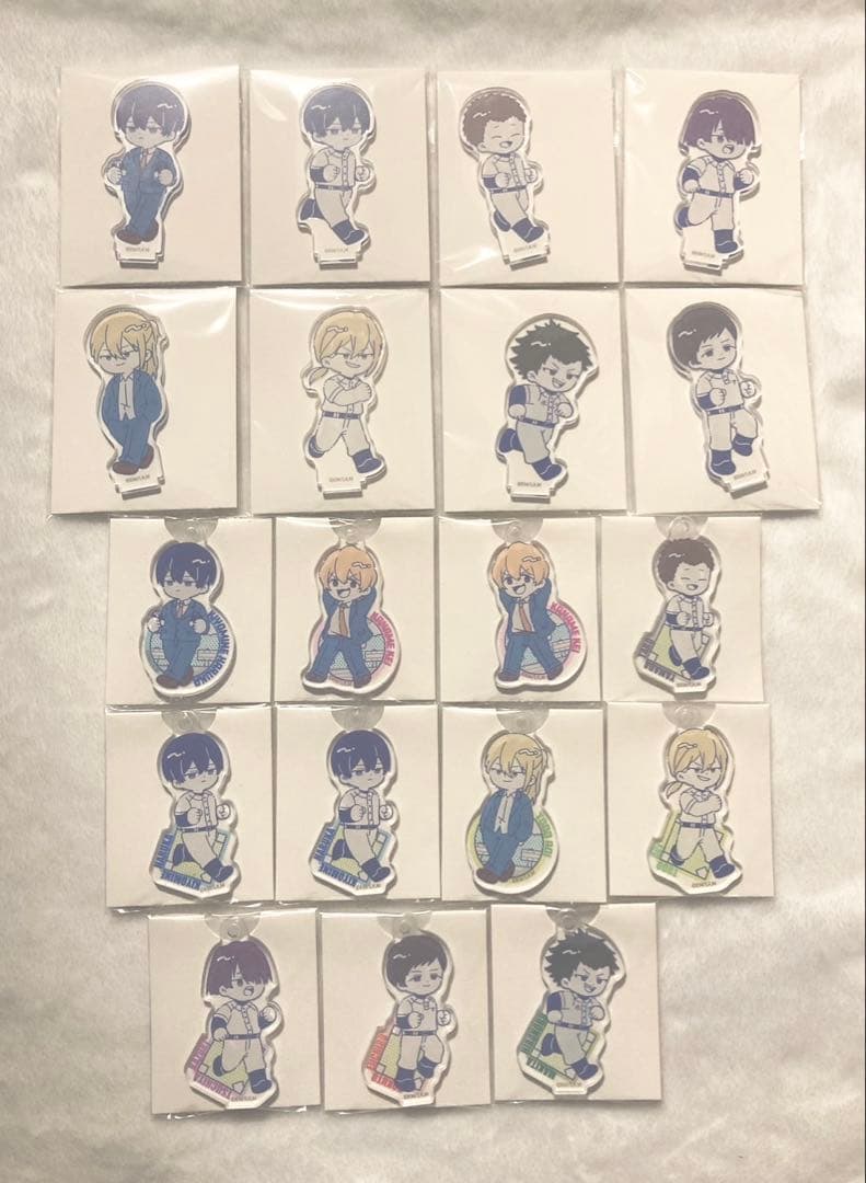 忘却バッテリー セリア ロングステッカー アクスタ キーホルダー