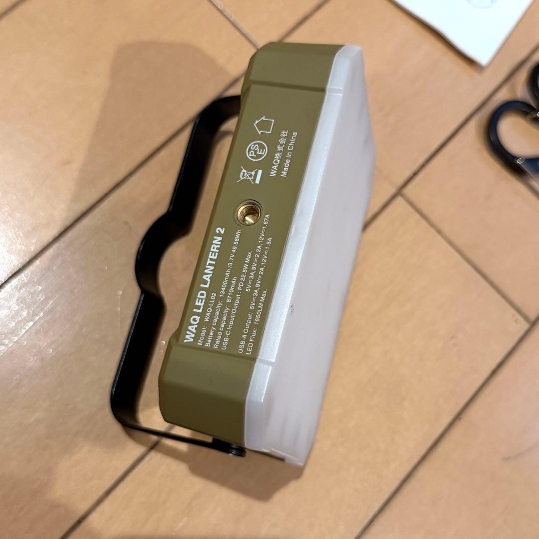 WAQ ワック LED LANTERN2 ランタン 防水 IP67 キャンプ