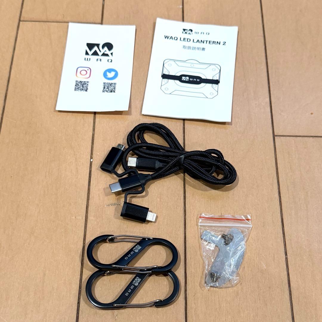 WAQ ワック LED LANTERN2 ランタン 防水 IP67 キャンプ