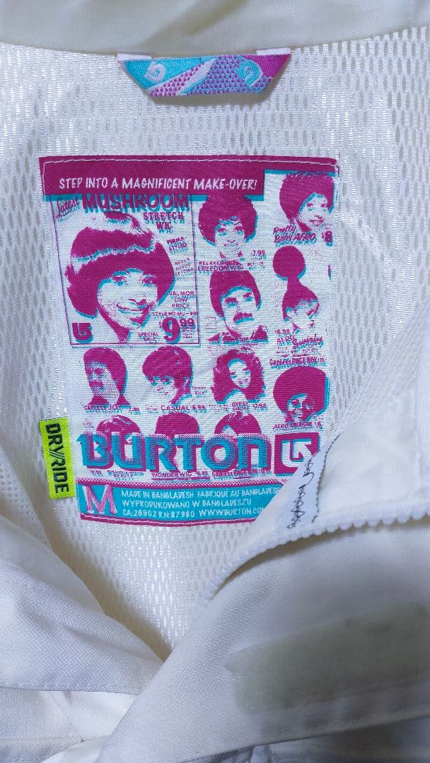 【BURTON バートン】スノーボードウェア メンズM 雪山 防水