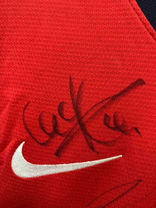 超レア★アーセナル練習参加記念特別サイン入りユニフォーム　（非売品）