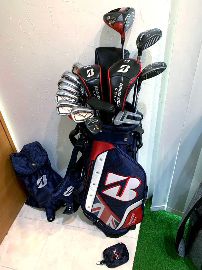 豪華　良品　ブリヂストン　ゴルフクラブ フルセット　全英オープン/キャディバッグ