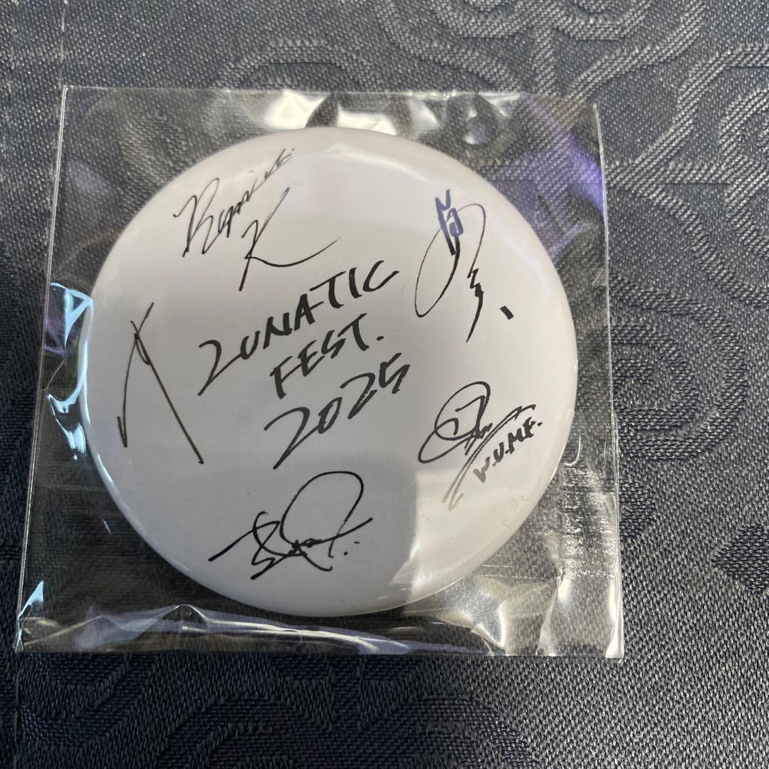 LUNATIC FEST 2025 サイン入りバッジ　LUNA SEA