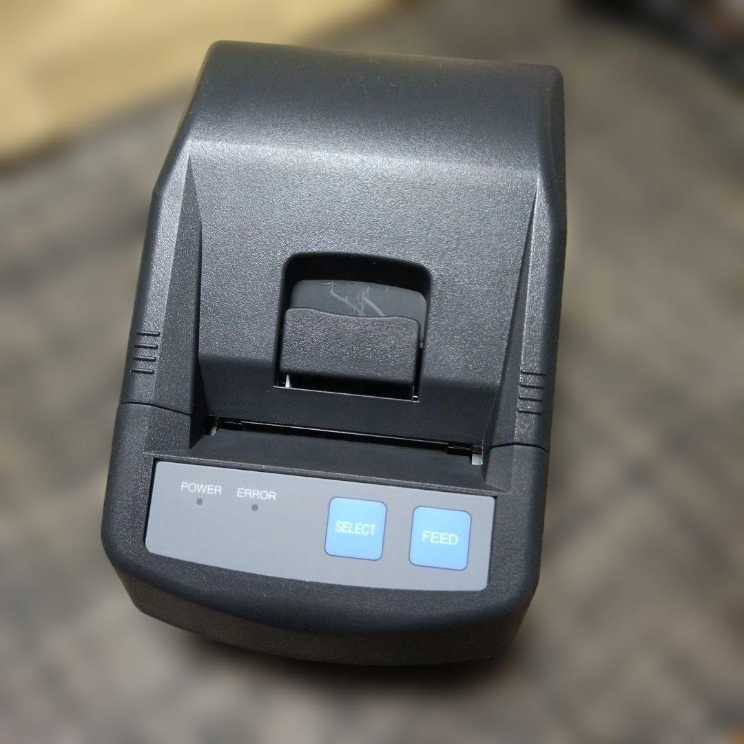 【三栄電機】レシートプリンター SD3-22SJ-B （ブラック）✭中古品