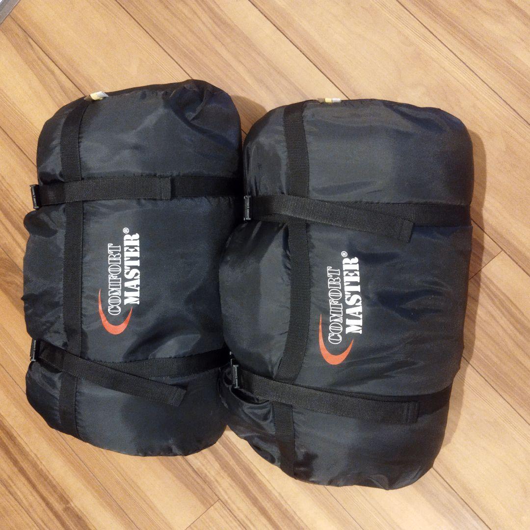 ２個セット最高峰コールマン コンフォートマスター スリーピングバッグ　寝袋
