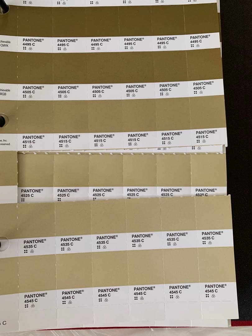 パントン PANTONE 色見本 カラーチップ