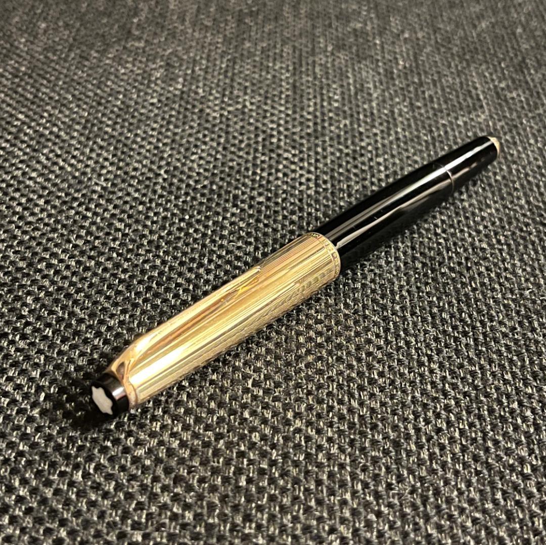 美品 モンブラン 72 ブラック F 万年筆