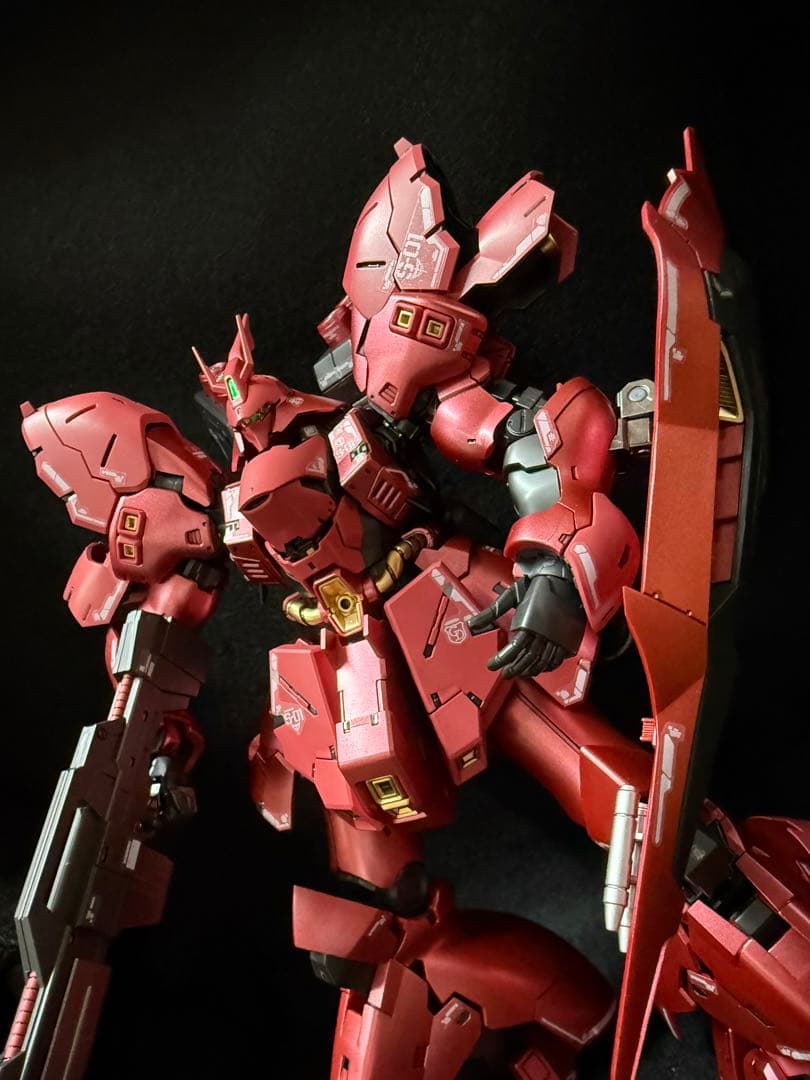 RG サザビー　完成品　全塗装　赤バンダイ