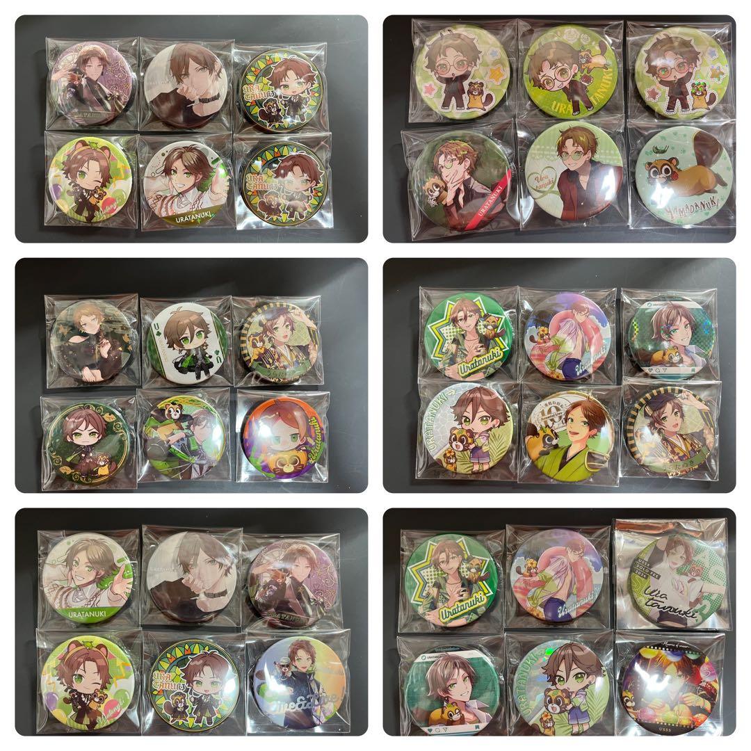 うらたぬき　浦島坂田船　缶バッジ　まとめ売り