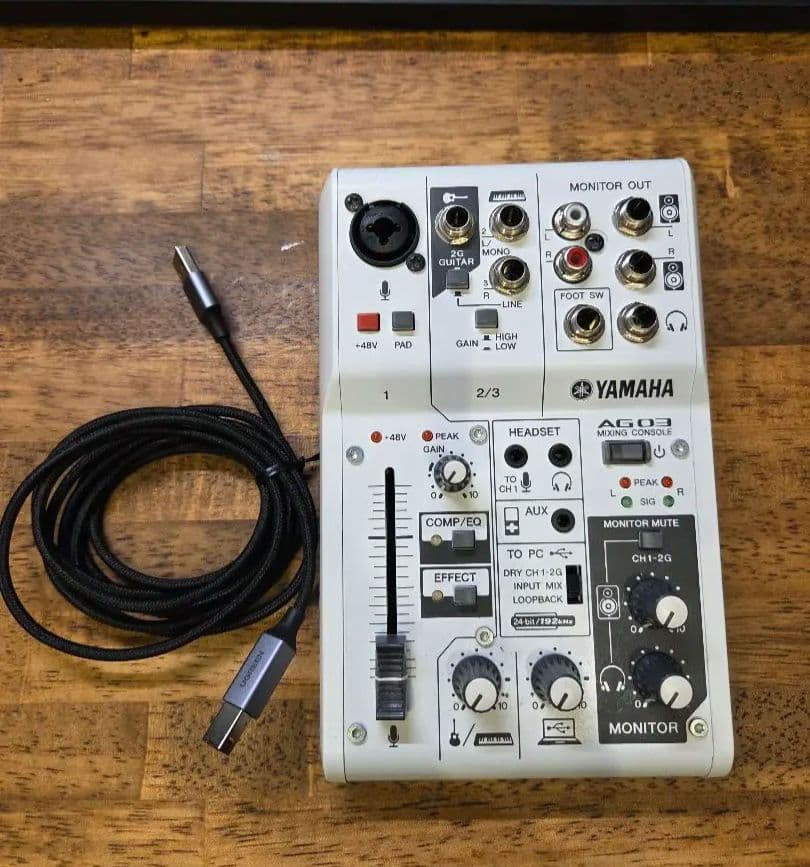 Yamaha オーディオインターフェイス AG03 中古美品