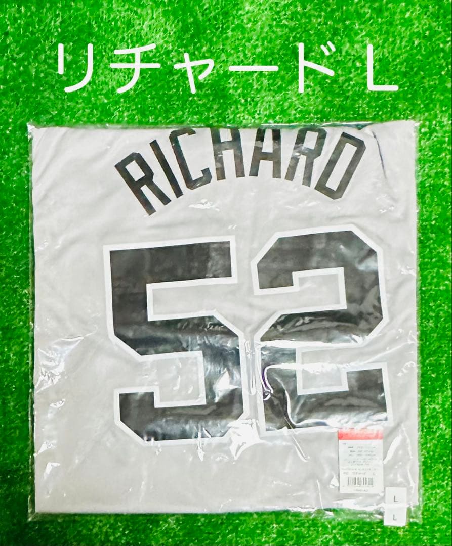 読売ジャイアンツ リチャード ビジターレプリカユニフォーム サイズL