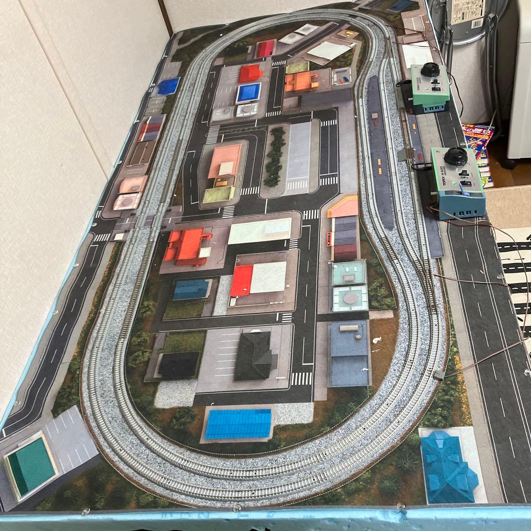 Nゲージ トミックス パノラママット複線レイアウト