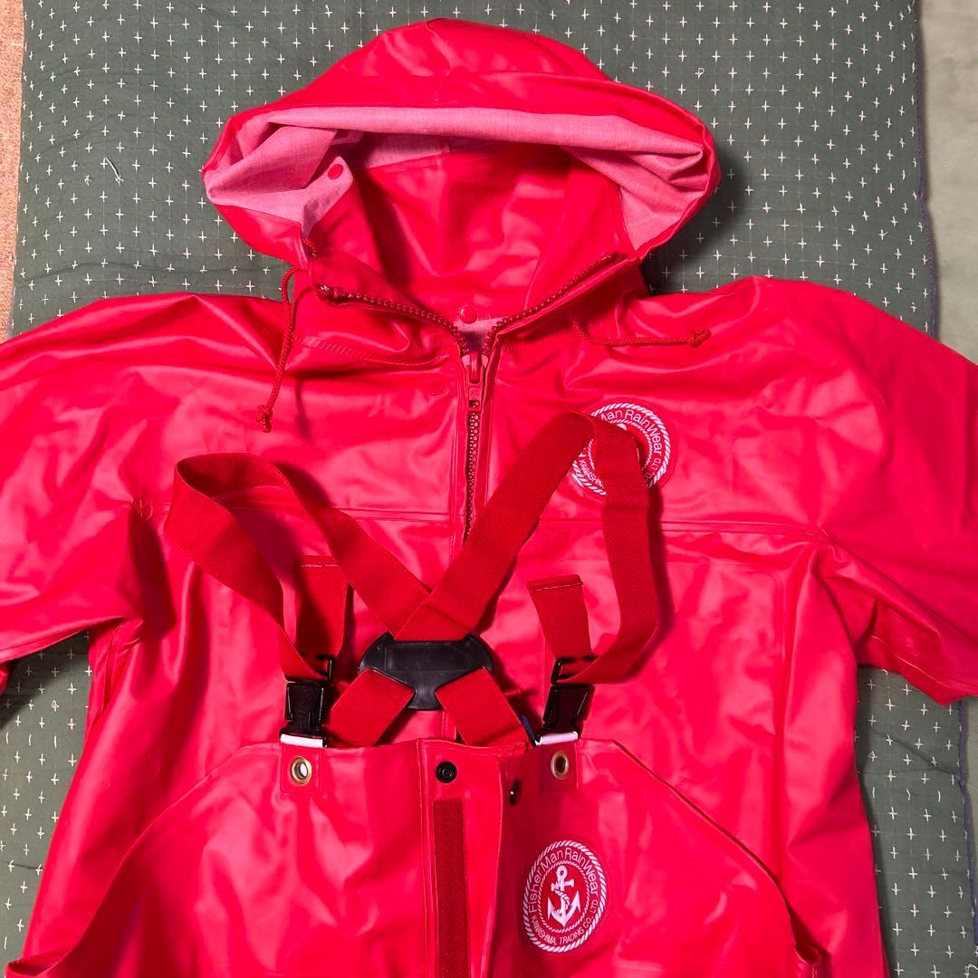 FisherMan RainWear 赤 レインウェア