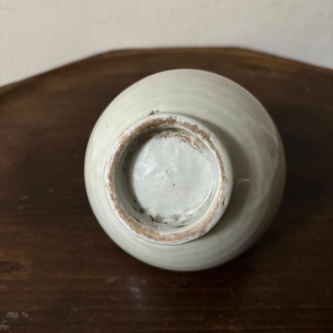 古伊万里染付油壷　⑥江戸時代　骨董　民芸　古道具　アンティーク検:白洲正子　李朝