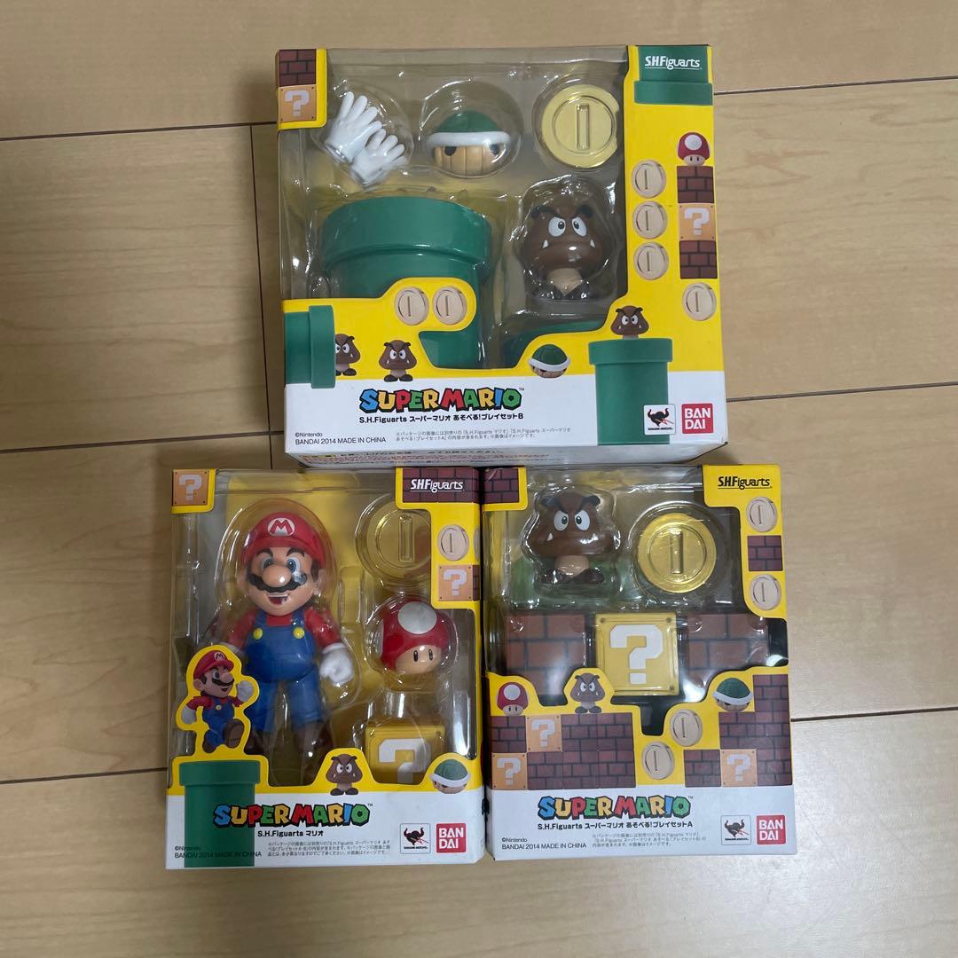 S*H様 S.H.Figuarts スーパーマリオ フィギュア3点セット