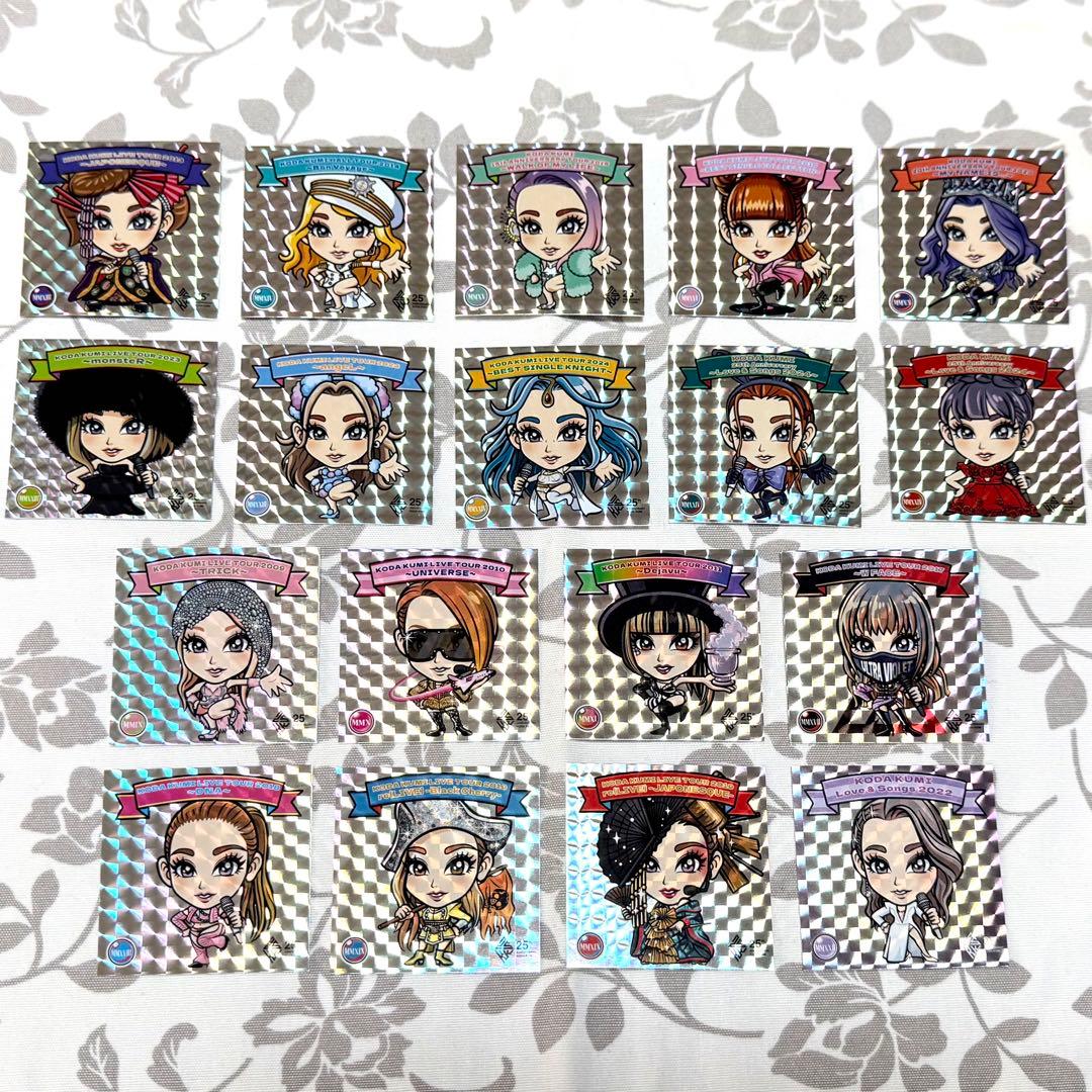 倖田來未 ステッカー 全18種類コンプセット