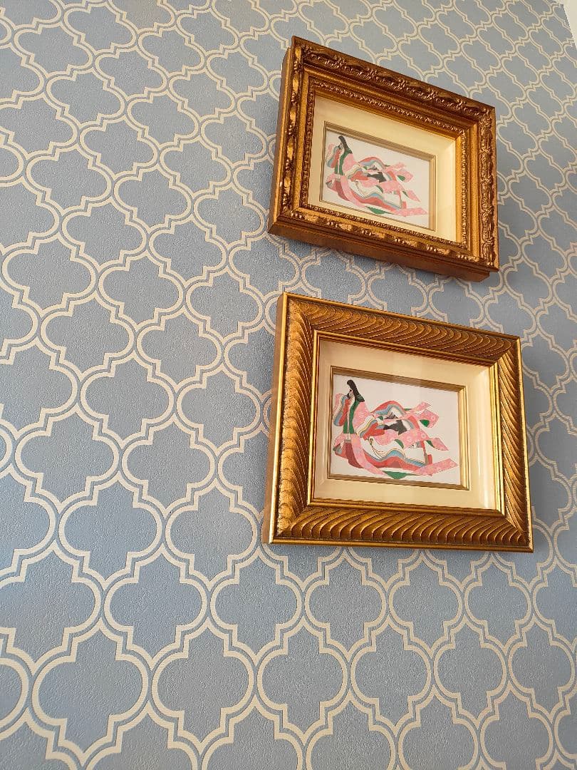 【貴重】アンティークゴールド装飾フォトフレーム額縁