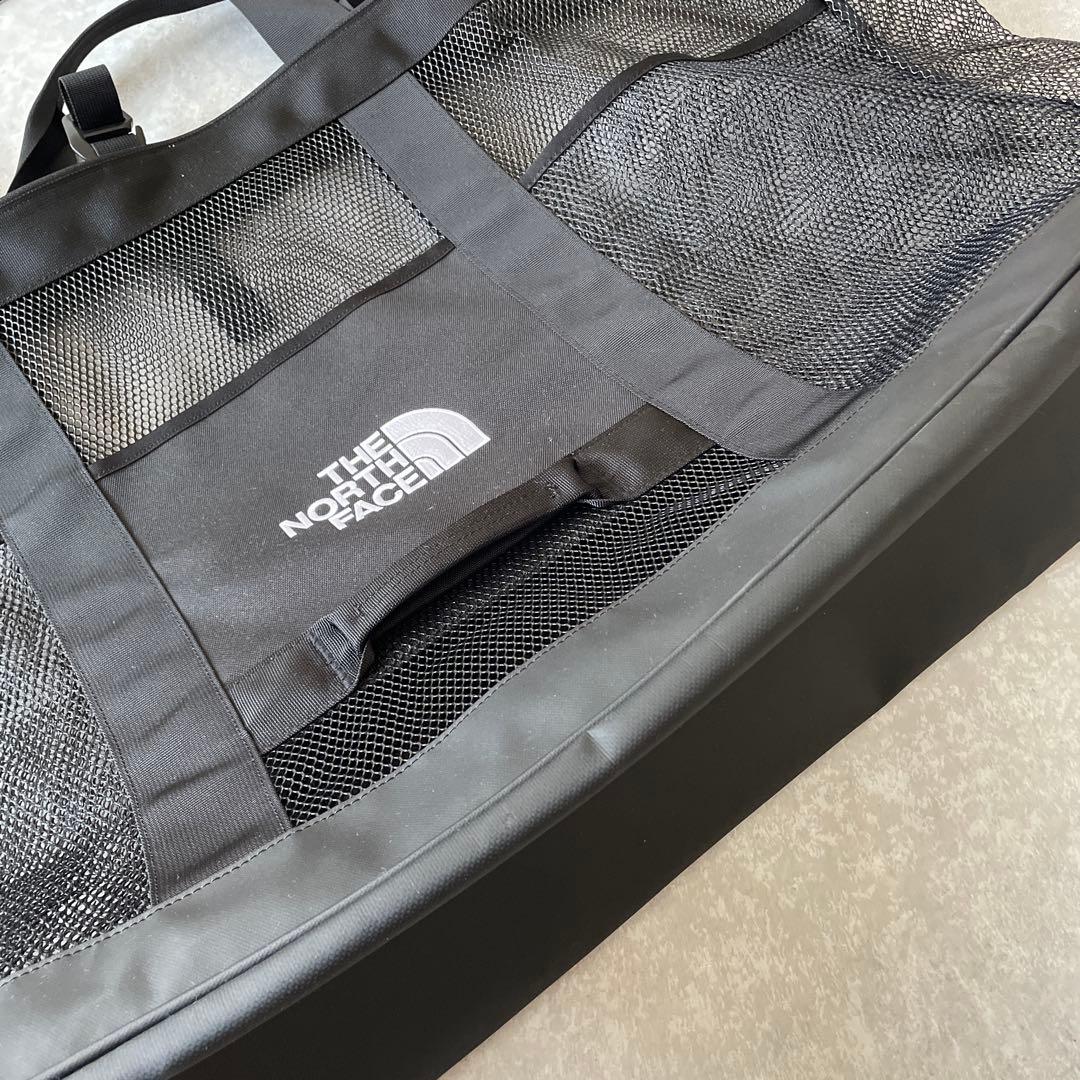 【新品同様】THE NORTH FACE メッシュトートバッグ ブラック