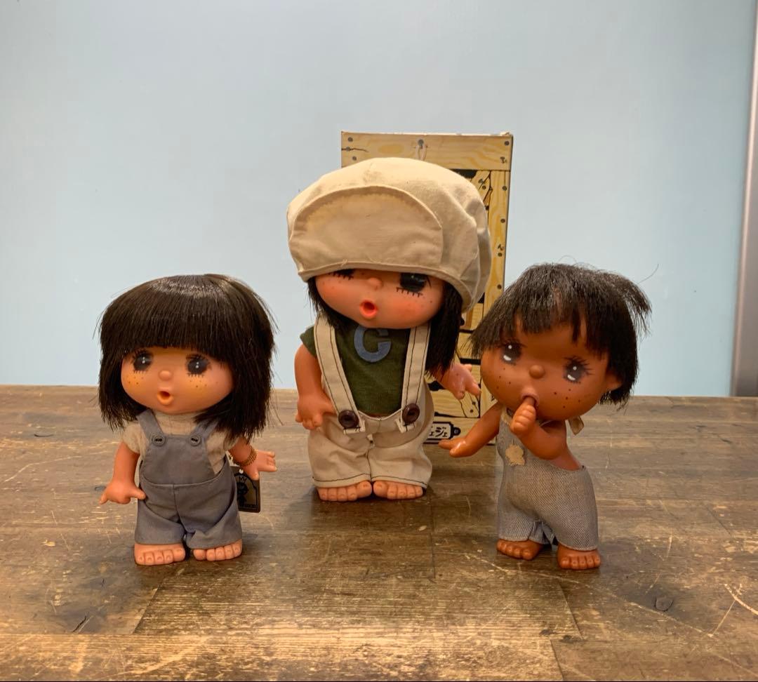 セキグチ ミドリ マドモアゼルジェジェ 水森亜土 ソフビ人形 3体セット