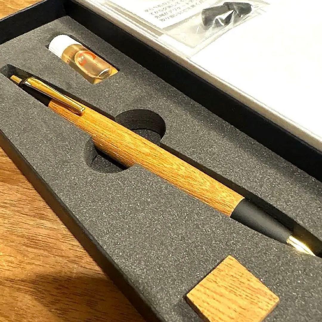 【野原工芸 欅（けやき） シャープペンシル 0.5mm ゴールド金具】　野原工芸