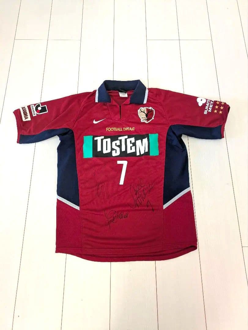 希少　鹿島アントラーズ 2002-2003 ホーム ユニフォーム M