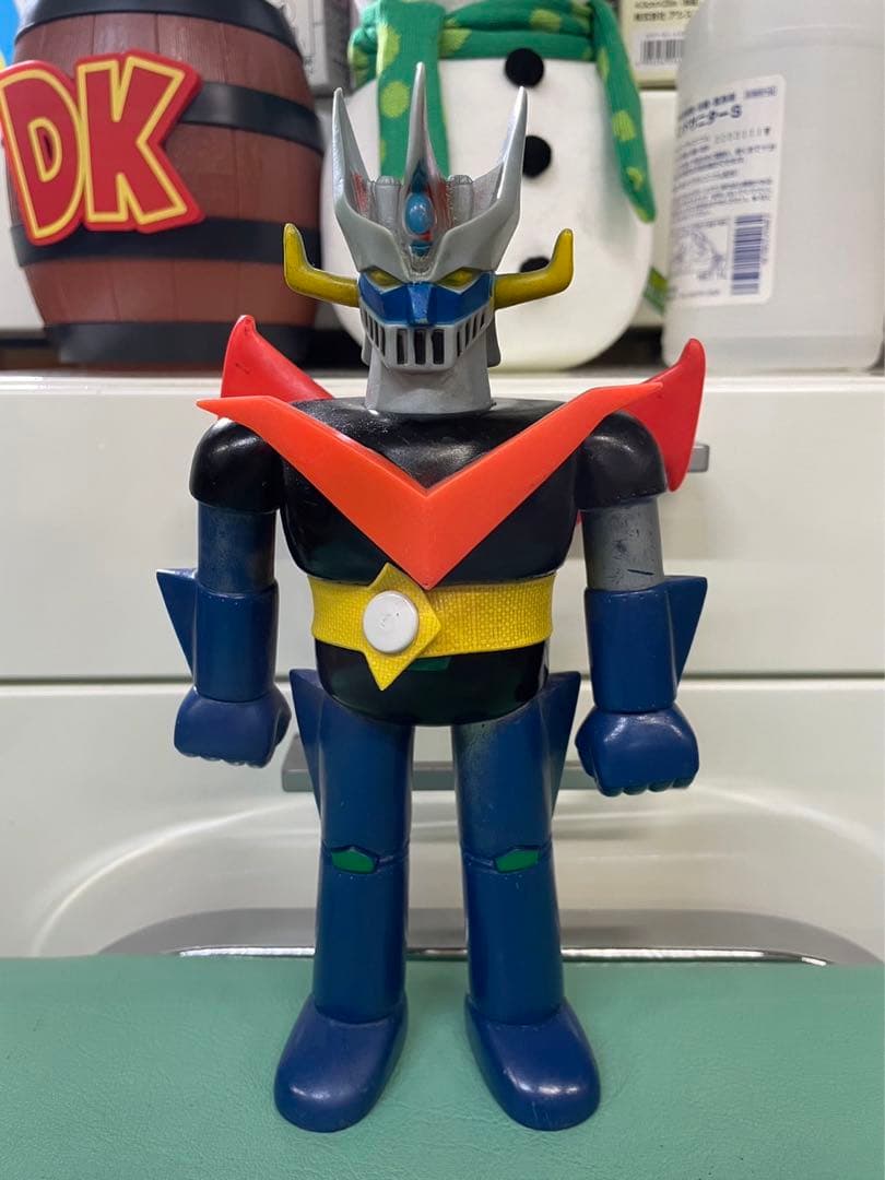 希少　グレートマジンガー　スクランブルダッシュ付き　ソフビ　当時物　バンダイ