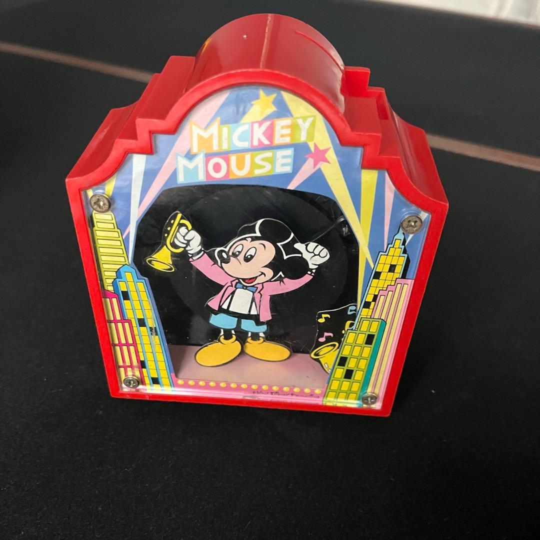 激レア　レトロ　ミッキー　ダンス貯金箱