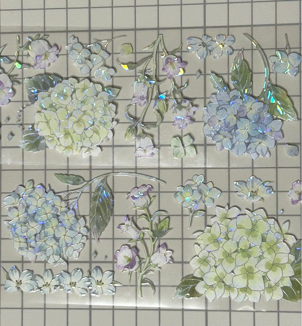 淡い紫陽花 海外マステ