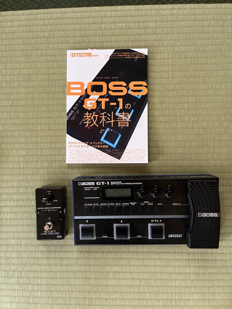 BOSS GT-1 教科書+ブースター付き