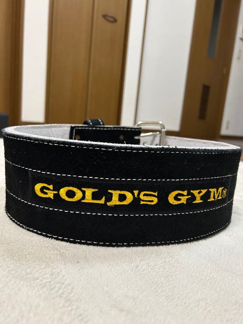 GOLD'S GYM トレーニング・パワーベルト 黒