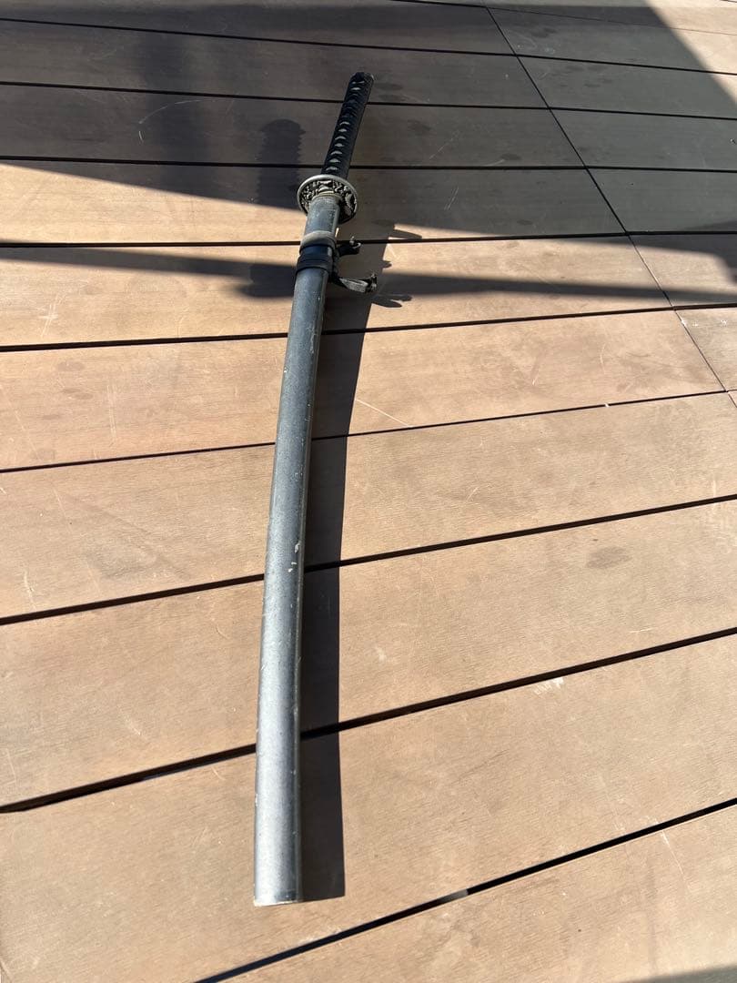 模造刀 刃無し 装飾的な鍔付き