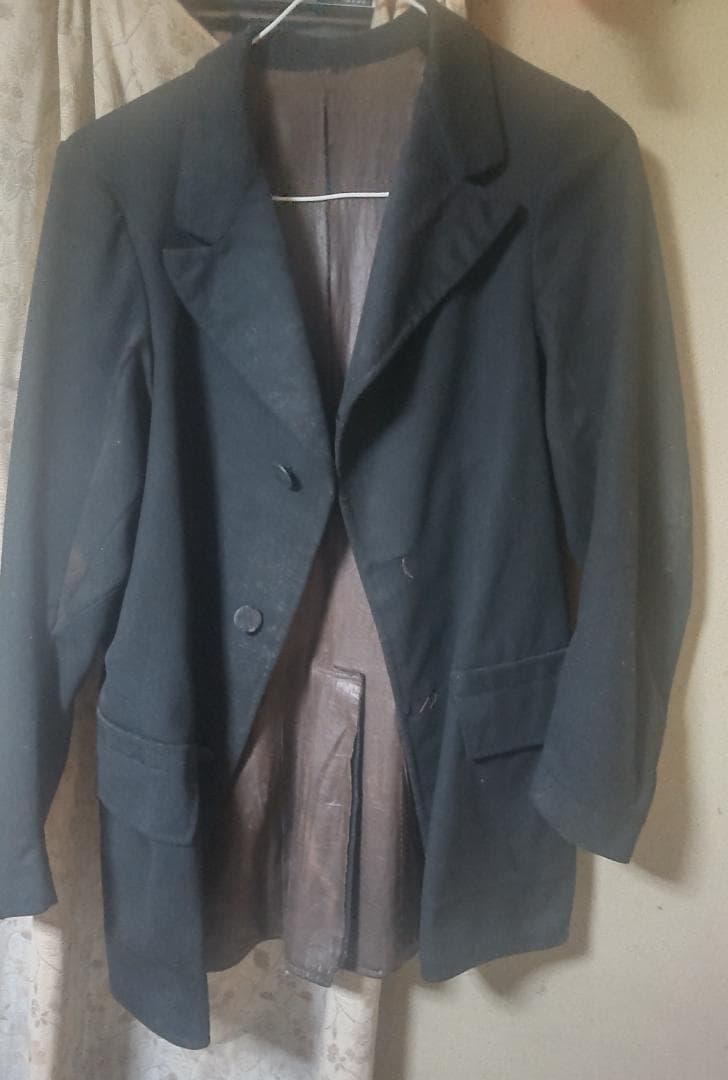 アンティーク　フランス　フロック・コート　サックコート　France　19世紀