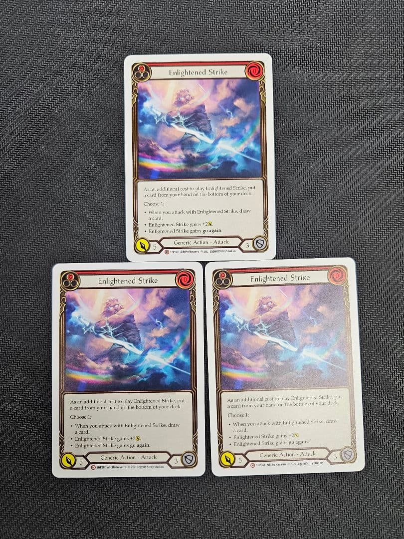 FAB　Enlightened Strike　3枚セット