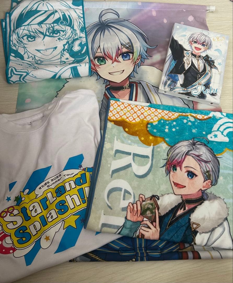 すたぽら Relu 夏ツ Tシャツ タオル 正月 タペストリー