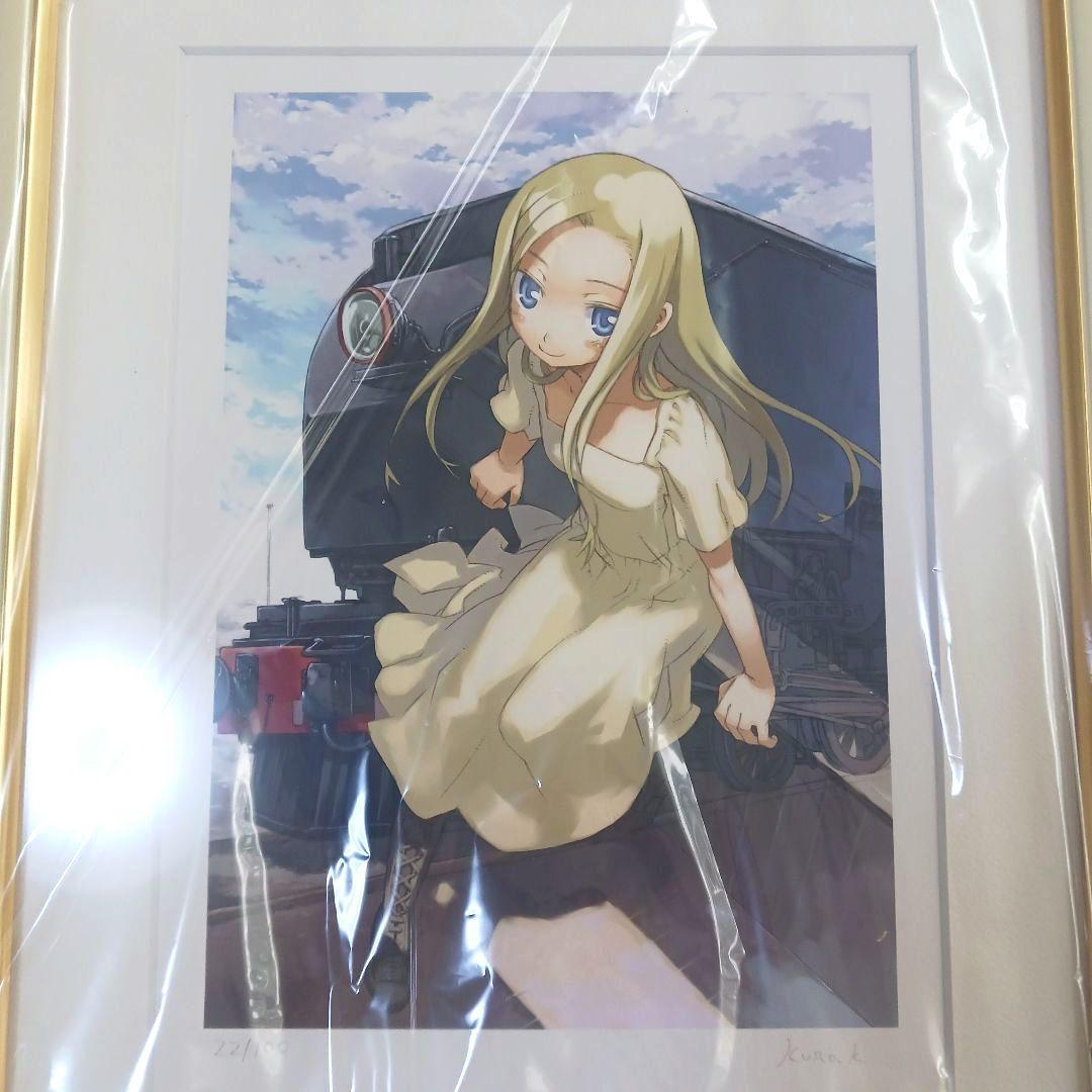 アリソン 直筆サイン入りカラー複製イラスト 黒星紅白複製原画　新品・未開封