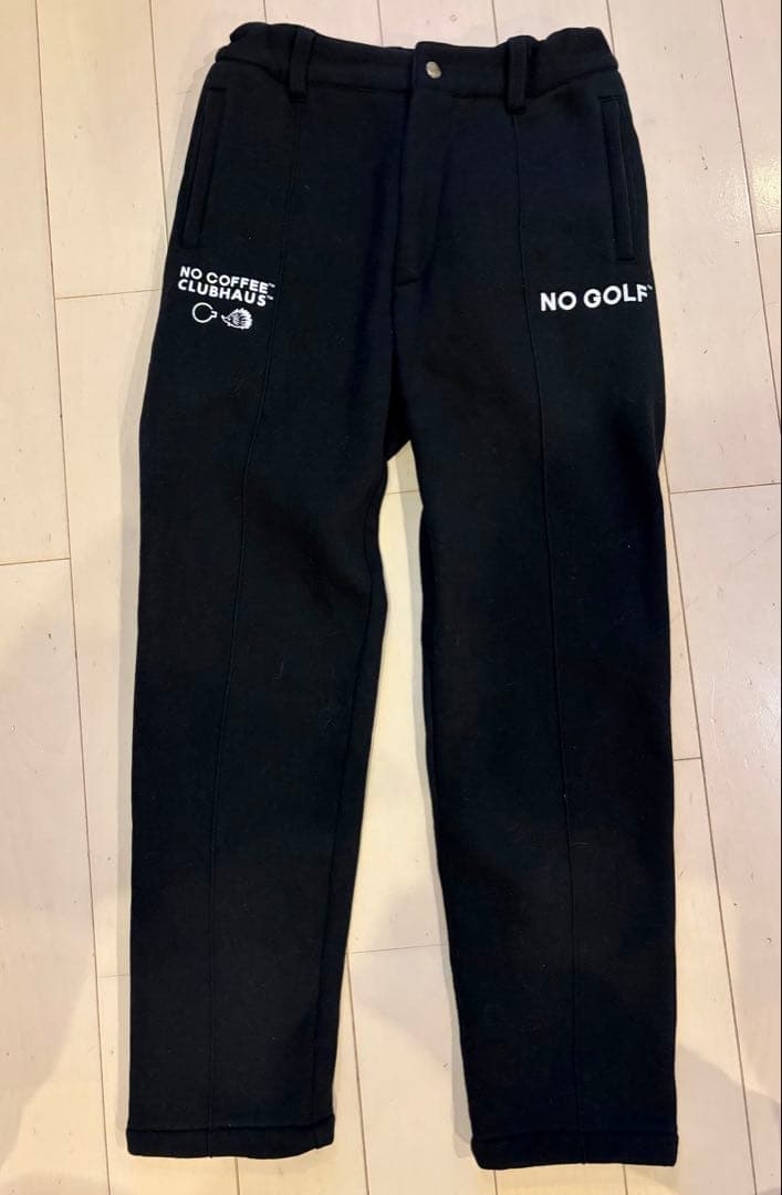 NO COFFEE CLUBHAUS NO GOLF クラブハウス　裏起毛パンツ