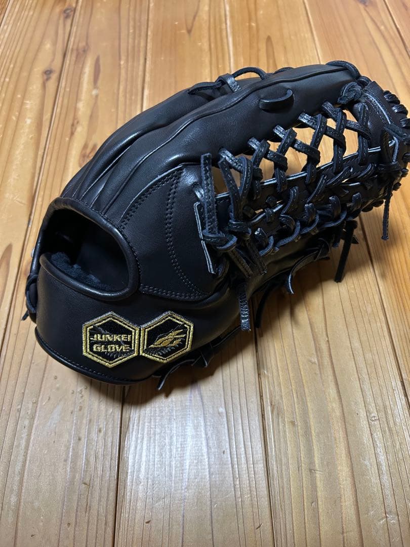 6*3様 【限定】ジュンケイグラブ 硬式 オーダーグラブ 限定色 KARASUブ