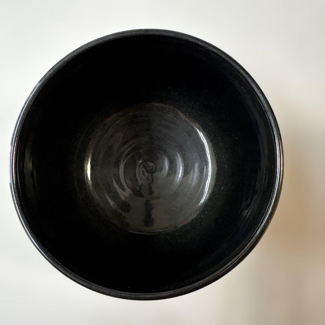 京焼　御室窯　金菱筒茶碗　未使用品