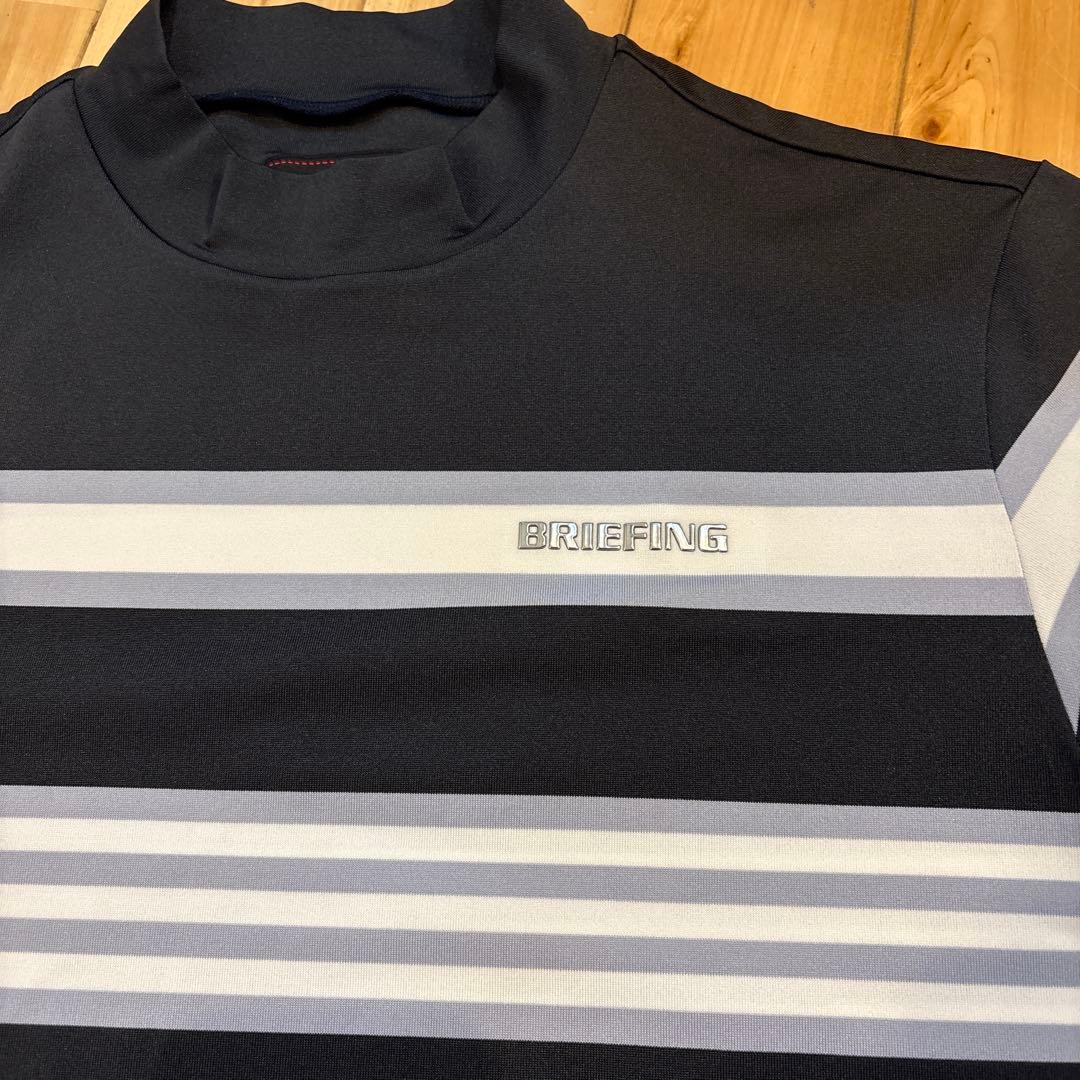 BRIEFING モックネックメンズ ゴルフシャツ L