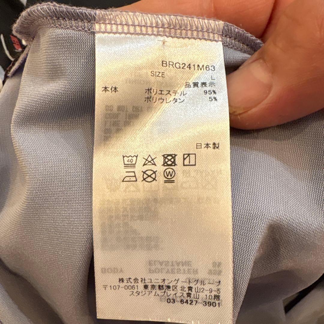 BRIEFING モックネックメンズ ゴルフシャツ L