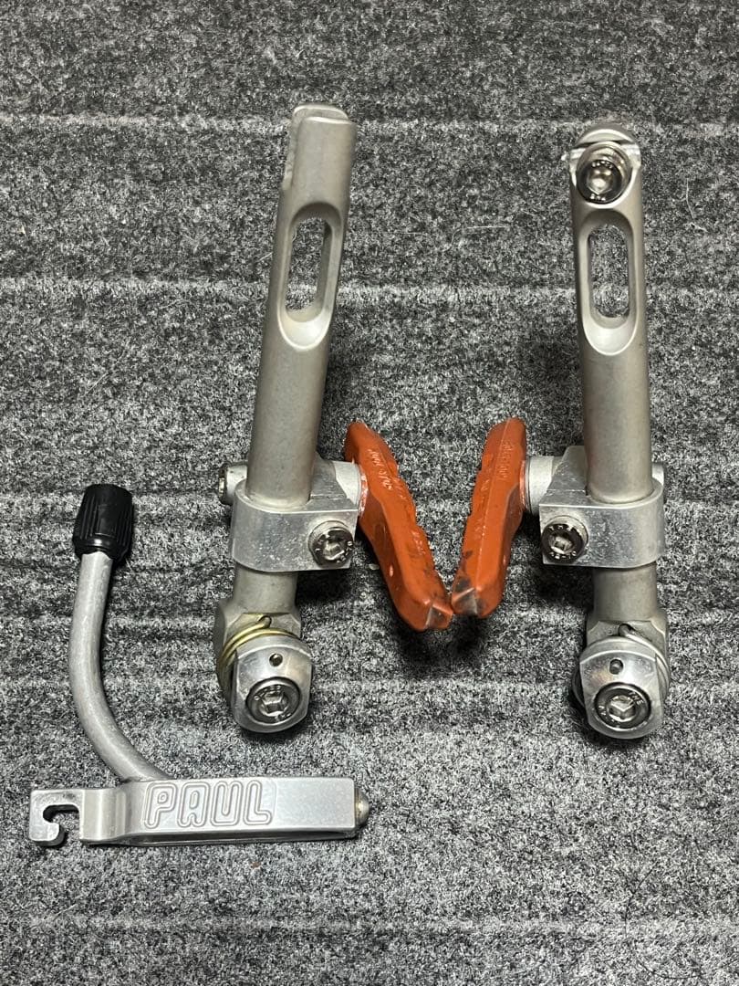 PAUL motolite V-brake シルバー前後セットbluelug