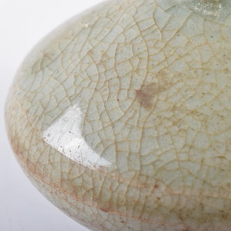 朝鮮美術　李朝　高麗青磁　小壷　油壷　C　R8575