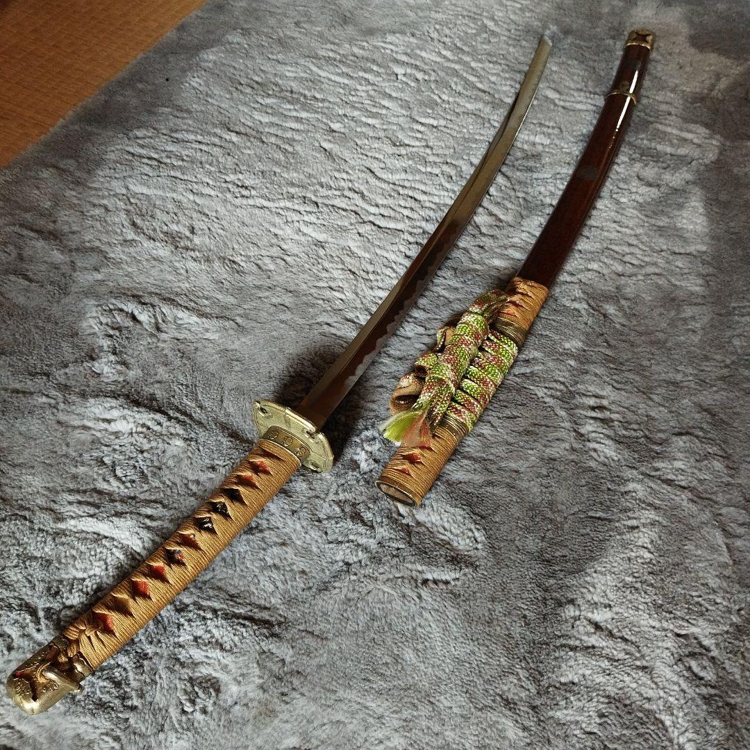 関の美術刀剣　模造刀 葵御紋 大刀