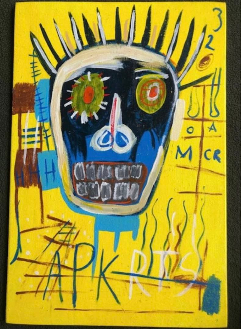 バスキア JEAN-MICHEL BASQUIAT 油絵 5