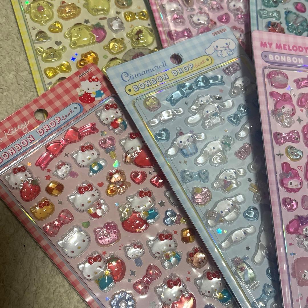 サンリオ ボンボンドロップシール 正規品