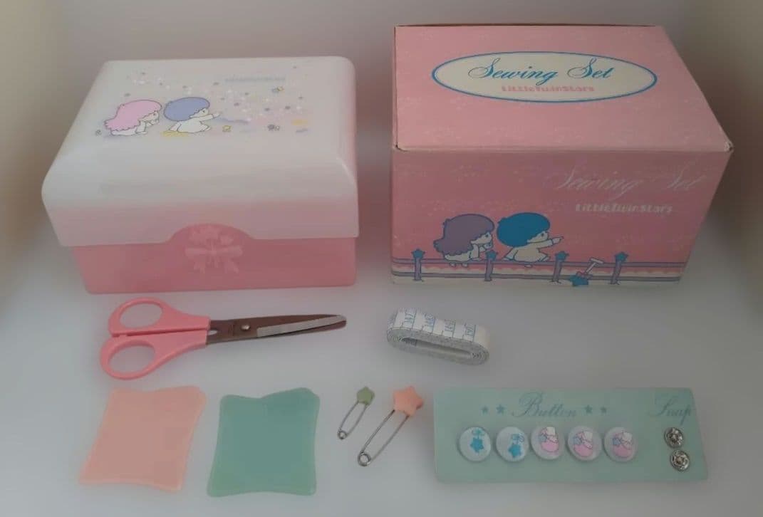 キキララ リトルツインスターズ　ソーイングセット　裁縫箱