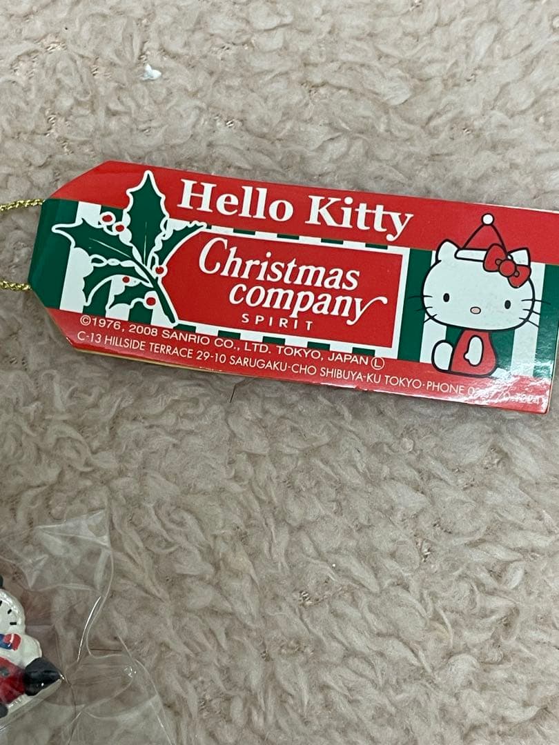 合*3様 レア！ハローキティ クリスマスカンパニー根付け　2個セット